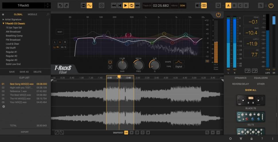 Ik Multimedia T Racks 5 Komplett Paket Fur S Mastering